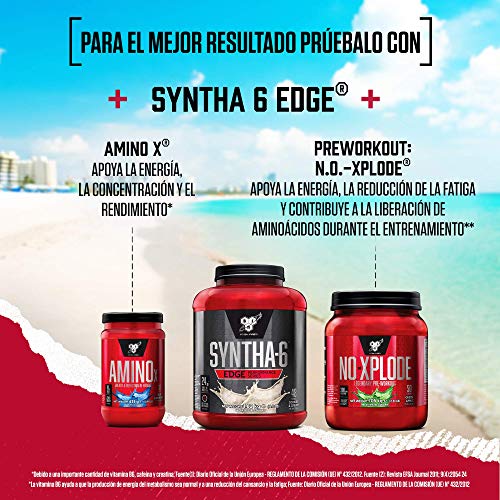 BSN Nutrition Syntha 6 Edge Whey Protein Isolate, Proteinas para Masa Muscular, Suplementos Deportivos en Polvo con Proteinas Whey, Galletas y Crema, 48 Porciones, 1.82kg