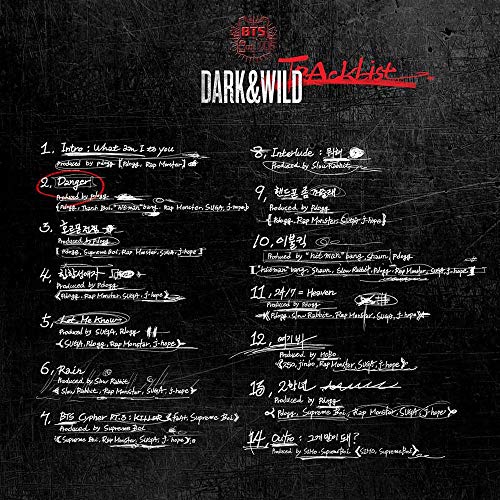 BTS KPOP Bangtanboys 1st Album [DARK & WILD] Vol.1 CD + Photobook + Photocard