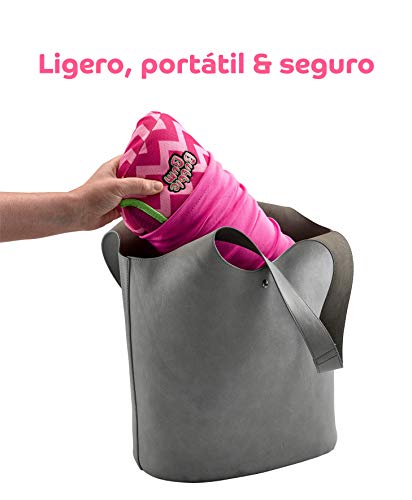 BubbleBum Inflable Asiento Elevador Para Niños, Grupo 2/3, Rosa