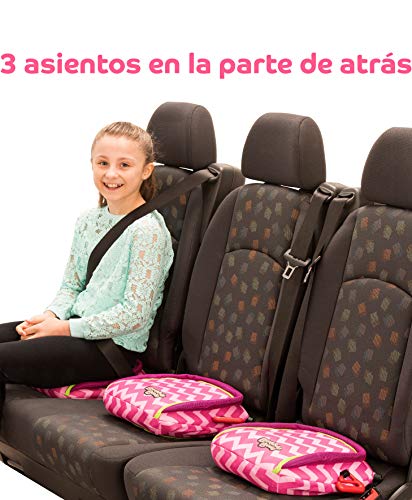 BubbleBum Inflable Asiento Elevador Para Niños, Grupo 2/3, Rosa