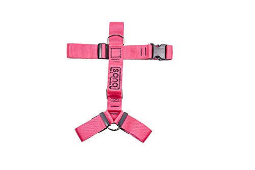 bub's Not Pull - arnés con asa para Perro Grande Sistema Anti tirón (Comprobar tamaño: Cuello 43-74cm Pecho 59-94cm) (Rosa)