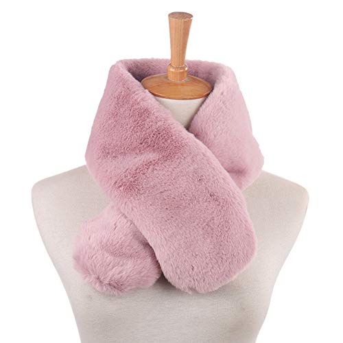 Bufanda de Invierno Silenciador de Piel sintética Bufandas de Cuello de Mujer Bufanda ecológica   Regalos de Invierno Femeninos Silenciador de Chal