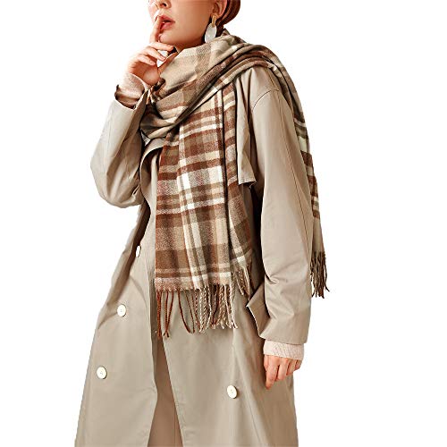 Bufanda De Otoño E Invierno Moda Para Mujer Bufanda De Poliéster Simple De Punto Chal Cálido Viajes De Vacaciones Oficina Diaria