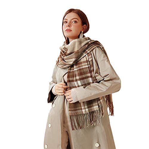 Bufanda De Otoño E Invierno Moda Para Mujer Bufanda De Poliéster Simple De Punto Chal Cálido Viajes De Vacaciones Oficina Diaria