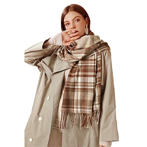 Bufanda De Otoño E Invierno Moda Para Mujer Bufanda De Poliéster Simple De Punto Chal Cálido Viajes De Vacaciones Oficina Diaria