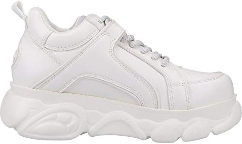Buffalo Corin, Zapatillas Altas para Mujer, Blanco (White 000), 37 EU