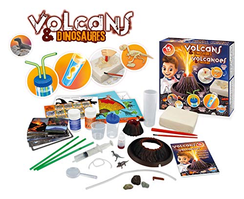 Buki France- BUK 210248 BUKI 2224-Volcanes y Dinosaurios, Color (2224)