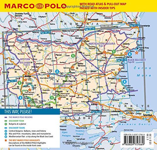 Bulgaria Marco Polo Pocket Travel Guide 2019 - with pull out map (Marco Polo Travel Guides) [Idioma Inglés]