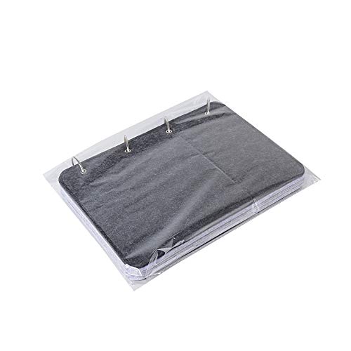 BUONDAC Joyero Carpeta Joyas Caja Joyería Estuche Fieltro Organizador de Joyas Collares Pendientes Anillos Pulseras Bisutería