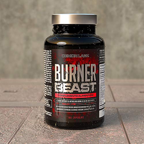 Burner Beast – Suplemento Quemagrasas de Ultra-alta Resistencia – Ingredientes Homologados por EFSA - 180 Cápsulas Vegetarianas