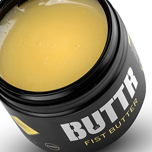 BUTTR Fisting Butter (500 ml) Mantequilla lubricante para fisting, lubricante anal suave y grueso para máxima lubricidad, inodoro y agradablemente cremoso en la piel, adecuado para sexo vaginal y oral