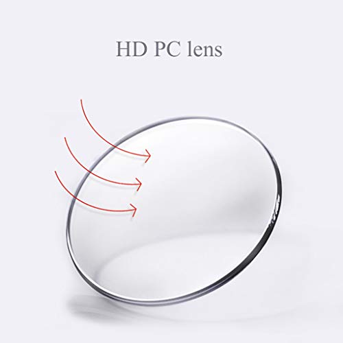 BWBZ Gafas de Lectura Plegables Gafas de Lectura Anti-Azules Película Multifocal Progresiva Lente de PC HD Patillas de Material TR Almohadillas Nasales de Silicona Gafas de Lectura