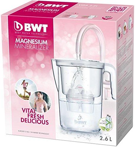 BWT Vida Manual – Jarra filtradora de agua con magnesio 2,6 L Blanco