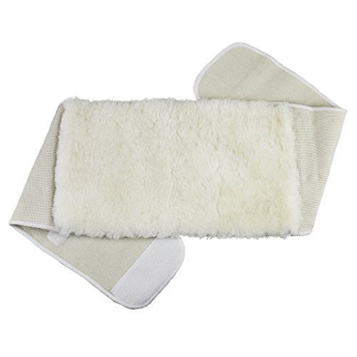 BXT Unisex cinturón abdominal de grado médico térmico lana de merino,riñón cinturón curación del dolor de cintura para abdomen, Cintura y espalda, hombre, Beige-for waist 25"-38"