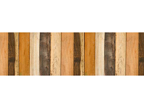 Cabecero Cama PVC Textura Antiguo Recto Vertical Madera Multicolor 150x60cm | Disponible en Varias Medidas | Cabecero Ligero, Elegante, Resistente y Económico