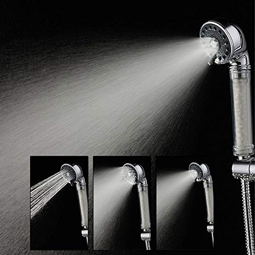 cabeza de ducha de agua Ahorro jónico cloro Filtro Filtración Duchas Cabeza universal Ducharse componentes 3-Way spray ducha de mano de alta presión de la ducha de mano