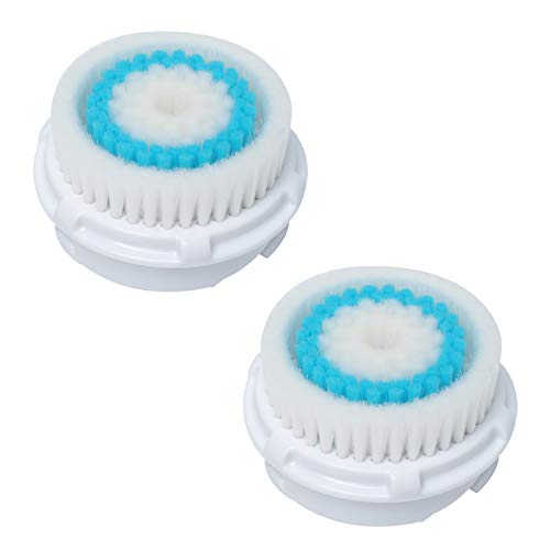 Cabezal de Cepillo para Limpieza Facial Poros Profundos de Repuesto Compatible con Mia 1, Mia2, Mia3,Clari-sonic Poweka (2 Piezas)