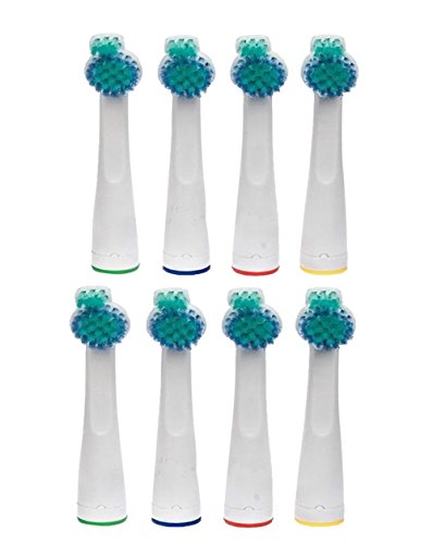 Cabezales de cepillo de dientes de repuesto para Philips Sensiflex HX1610/HX2014/HX1600/HX2012 8pcs(2*4pack) HX1610/HX1620/HX1630/HX2014/HX2012SF/HX1600