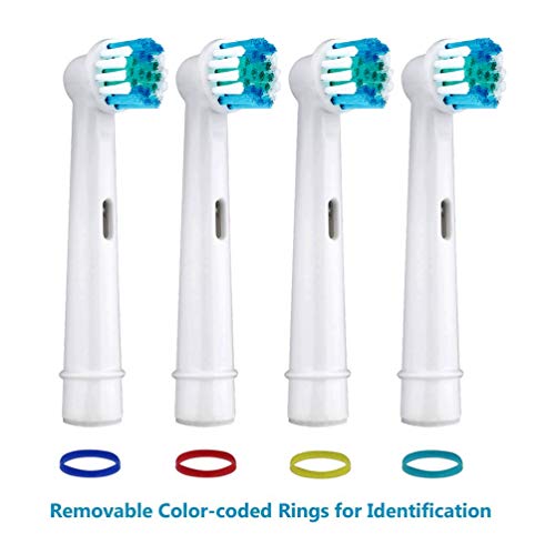 Cabezales de cepillo de repuesto compatibles con el cepillo de dientes eléctrico Braun Oral B Precision Clean, Paquete de 12 con 4 cápsulas higiénicas