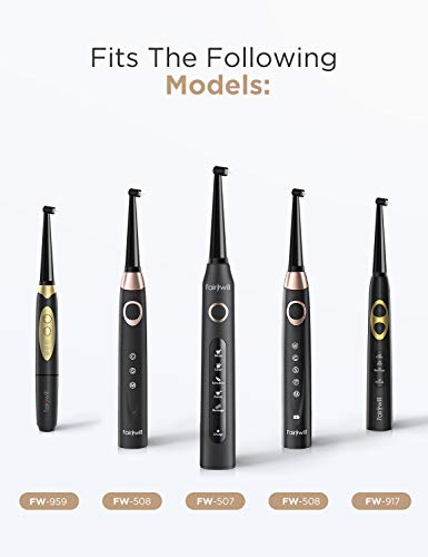 Cabezales de repuesto para Fairywill Dental Brush x 4