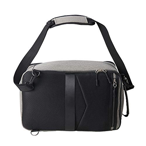Cabin Max Manhattan Stowaway XL – Maleta de Cabina para Ryanair 40x20x25 Maleta de Viaje Nuevas Regulaciones sobre Equipaje Gratuito en Vuelos de Ryanair (Grey Detail)