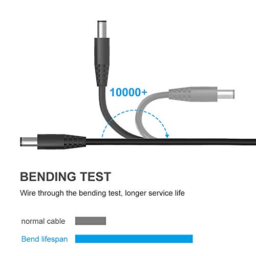 Cable alimentación universal BERLS, USB CC 5,5 x 2,1, 5 V, con 10 conectores seleccionables (5,5 x 2,5, 4,8 x 1,7, 4,0 x 1,7, 4,0 x 1,35, 3,5 x 1,35, 3,0 x 1,1, 2,5 x 0,7, micro USB, tipo C, mini USB)