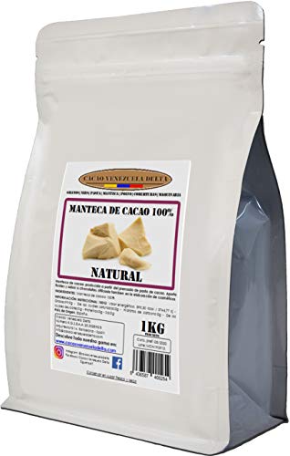 Cacao Venezuela Delta · Manteca De Cacao 100% · Natural · 1kg - Calidad Extra