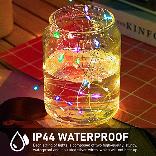 Cadena de Luces,Guirnalda de Luces con 16 Modos,Luces LED Multicolores,Guirnalda Luces LED USB,10m 100 LEDs Guirnalda de Luces con Control Remoto y USB,para Carnaval,Casa,Navidad,Boda,Halloween