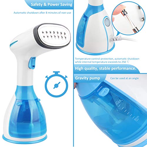 Cadrim Plancha de Vapor Vertical, Plancha a Vapor Portátil para Ropa, Capacidad 280ml 1500w,Calentamiento Rápido en 20 Segundos Aplicable a la Tela y la Materia Textil, Ideal a Viaje y Hogar (280ML)