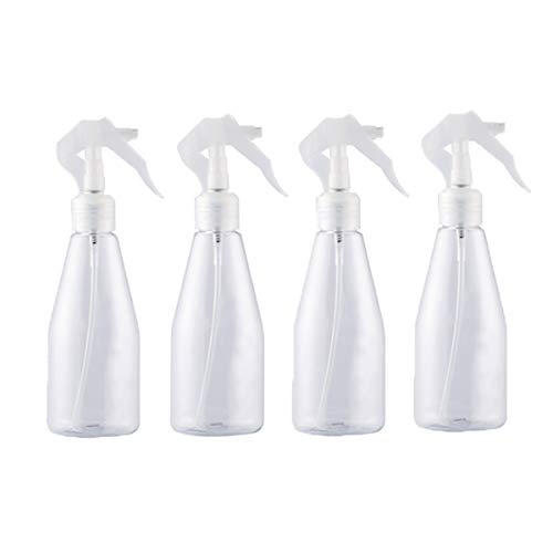 cailiya 4 Pcs 200 ml Botella de Spray Vacías Plástico, Spray Pulverizador Agua de Gatillo, Bote Spray Pulverizador para Plantas, Lejía, Limpieza, Jardinería y Cocina