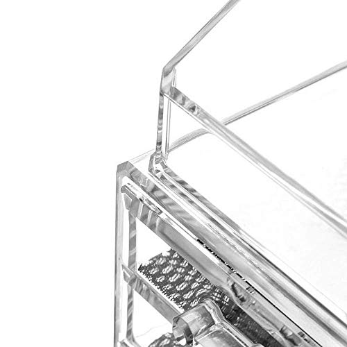 Caja de almacenamiento Cajón transparente Caja de almacenamiento de cosméticos Caja de almacenamiento de joyas Acrílico Cosmética Barra de labios Maquillaje Organizador Titular de la caja Caja de cosm