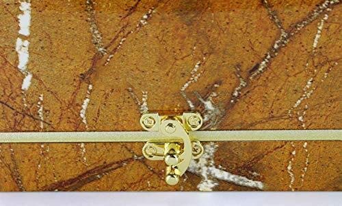 Caja de Almacenamiento de Reloj, Caja de Reloj de Textura Rota de Madera de Alto Grado Caja de Almacenamiento de joyería Famosa Caja de Regalo de joyería Caja de Regalo