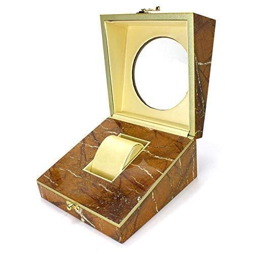 Caja de Almacenamiento de Reloj, Caja de Reloj de Textura Rota de Madera de Alto Grado Caja de Almacenamiento de joyería Famosa Caja de Regalo de joyería Caja de Regalo