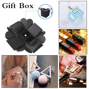 Caja de explosión hecha a mano, caja de regalo, álbum de fotos, caja de regalo para cumpleaños, boda, aniversario, fiesta, día de San Valentín, Navidad, regalo sorpresa para hombres y mujeres amigas.