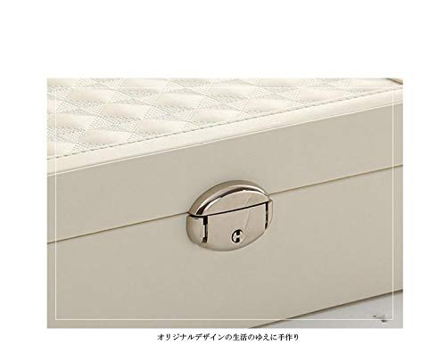 Caja De Joyas Mujer Joyero De Madera De Color Puro, Caja De Cosméticos, Caja De Almacenamiento De Joyas