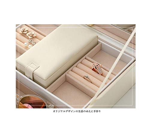 Caja De Joyas Mujer Joyero De Madera De Color Puro, Caja De Cosméticos, Caja De Almacenamiento De Joyas