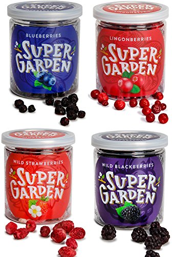 Caja de merienda de Supergarden - Frutas y Bayas Liofilizadas (Frutas del bosque)
