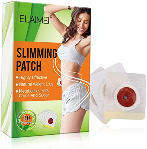 Calcomanía para adelgazar, Parche Slim Wonder [30 piezas] Calcomanía para adelgazar, Quemador de grasa para el vientre, Cintura de cubos, Adelgazamiento rápido y modelado