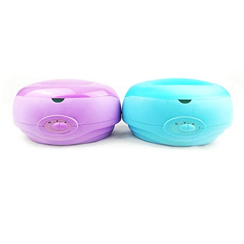 Calentador de parafina baño Cera de parafina Calentar Rápido+una caja parafina +Juego botines aguantes Color aleatorio