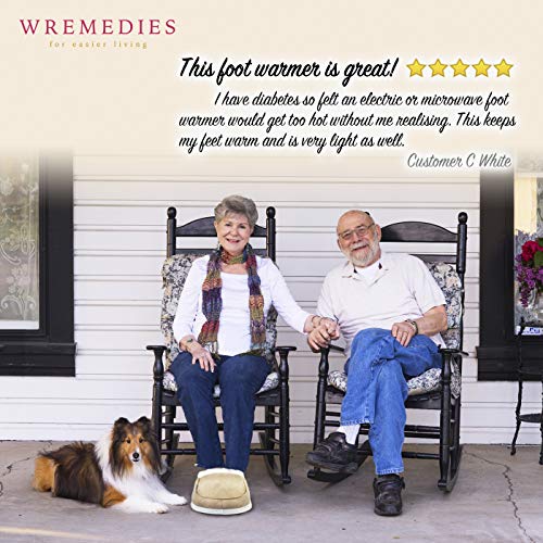 Calentador de pie natural - No requiere electricidad ni USB - Calor instantáneo - Mantiene los pies y los tobillos calientes - Solución a la mala circulación, artritis en los pies - Úselo en casa o tr