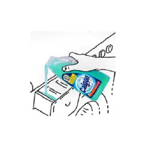 Calgon Desinfección Gel - Líquido bactericida y eliminación de malos olores de la lavadora, 1.5L