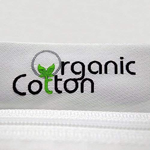 Callowesse - Colchón con Forro de Algodón Orgánico. Compatible con Baby Hug - (Dimensiones: 76 x 37 x 4 cm)