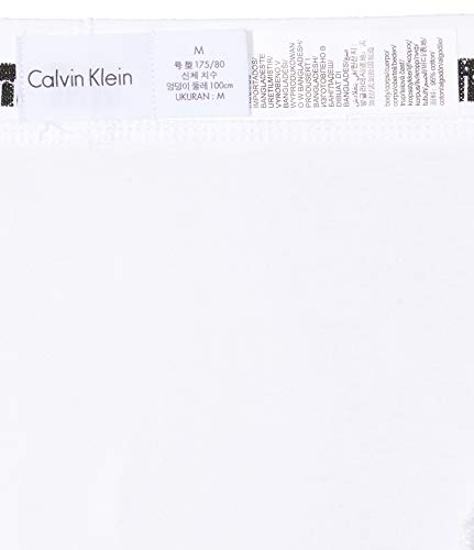 Calvin Klein 3p Low Rise Trunk Bóxer, Multicolor (White/Red/Navy), M (Pack de 3) para Hombre