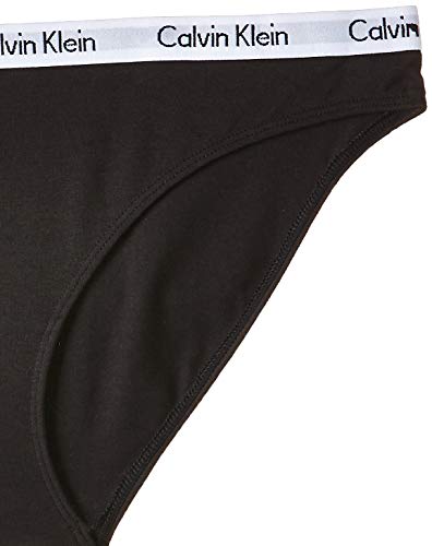 Calvin Klein Carousel-Bikini Sujetador, Negro (BLACK 001), Large para Mujer