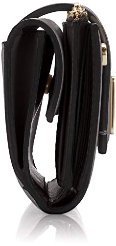 Calvin Klein - Ck Lock Lrg Trifold, Carteras de mano Mujer, Negro (BLACK), 3.5x10x19 cm (B x H T)