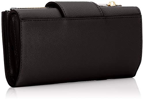 Calvin Klein - Ck Lock Lrg Trifold, Carteras de mano Mujer, Negro (BLACK), 3.5x10x19 cm (B x H T)