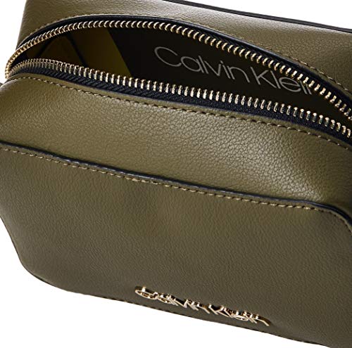 Calvin Klein - Ck Must Psp20 Camerabag, Bolsos bandolera Mujer, Verde (Drk Olive), 7x12x18 cm (W x H L)