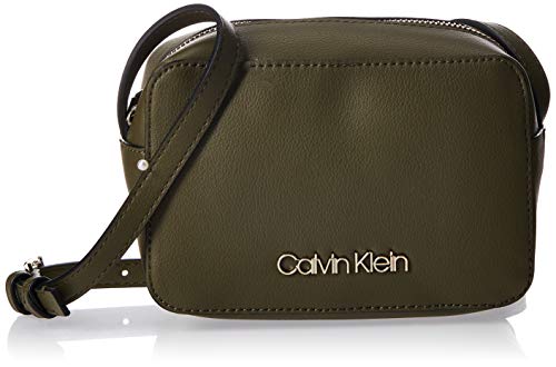 Calvin Klein - Ck Must Psp20 Camerabag, Bolsos bandolera Mujer, Verde (Drk Olive), 7x12x18 cm (W x H L)