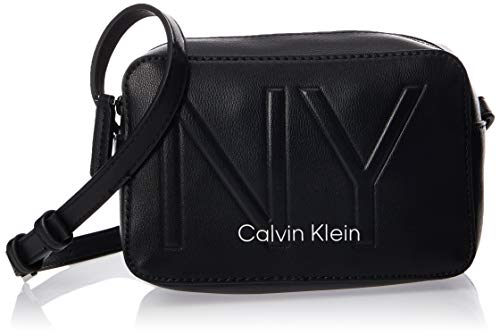 Calvin Klein - Ck Must Psp20 Camerabag Ny, Bolsos bandolera Mujer, Negro (Black), 0.1x0.1x0.1 cm (W x H L)