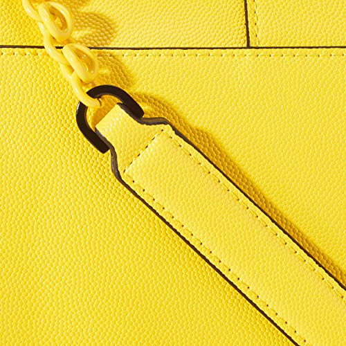 Calvin Klein - Ck Signature Conv Crossbody Md, Bolsos bandolera Mujer, Amarillo (Scuba Yellow), 1x1x1 cm (W x H L)
